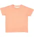 Rabbit Skins 3391 Toddler Harborside Melange Jerse in Papaya melange front view