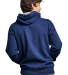 Russell Athletic 82ONSM Unisex Cotton Classic Hood in Navy back view