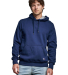 Russell Athletic 82ONSM Unisex Cotton Classic Hood in Navy front view