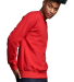 Russell Athletic 82RNSM Unisex Cotton Classic Crew in True red side view