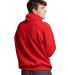 Russell Athletic 695HBM Unisex Dri-Power® Hooded  in True red back view