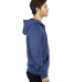 Threadfast Apparel 320Z Unisex Ultimate Fleece Ful in Navy side view