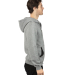 Threadfast Apparel 320Z Unisex Ultimate Fleece Ful in Heather grey side view