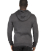 Threadfast Apparel 320H Unisex Ultimate Fleece Pul in Charcoal heather back view