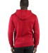 Threadfast Apparel 320H Unisex Ultimate Fleece Pul in Red back view