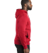 Threadfast Apparel 320H Unisex Ultimate Fleece Pul in Red side view