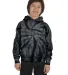 Tie-Dye CD877Y Youth 8.5 oz. d Pullover Hooded Swe SPIDER BLACK front view