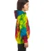 Tie-Dye CD877Y Youth 8.5 oz. d Pullover Hooded Swe REACTIVE RAINBOW side view