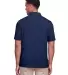 UltraClub UC105 Men's Lakeshore Stretch Cotton Per NAVY back view