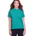 UltraClub UC105W Ladies' Lakeshore Stretch Cotton  JADE front view