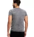 US Blanks US2228 Men's 4.9 oz. Short-Sleeve Trible in Tri grey back view