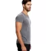 US Blanks US2228 Men's 4.9 oz. Short-Sleeve Trible in Tri grey side view