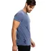 US Blanks US5524G Unisex Pigment-Dyed Destroyed T- in Pigment navy side view