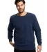 US Blanks US8000G Men's Garment-Dyed Heavy French  in Navy blue front view