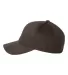 Yupoong-Flex Fit 6277 Adult Wooly 6-Panel Cap BROWN side view