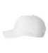 Yupoong-Flex Fit 6277 Adult Wooly 6-Panel Cap WHITE side view