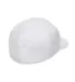 Yupoong-Flex Fit 6277 Adult Wooly 6-Panel Cap WHITE back view