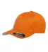 Yupoong-Flex Fit 6277 Adult Wooly 6-Panel Cap ORANGE front view