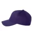 Yupoong-Flex Fit 6277 Adult Wooly 6-Panel Cap PURPLE side view