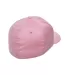 Yupoong-Flex Fit 6277 Adult Wooly 6-Panel Cap LIGHT PINK back view