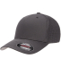 Yupoong-Flex Fit 6511 Adult 6-Panel Trucker Cap in Charcoal side view