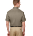 Dickies WS673 Men's Short Sleeve Slim Fit Flex Twi in Desert sand back view