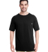 Dickies SS600 Men's 5.5 oz. Temp-IQ Performance T- in Black front view