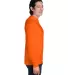 Fruit of the Loom 4930LSH Men's HD Cotton™ Jerse SAFETY ORANGE side view
