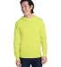 Fruit of the Loom 4930LSH Men's HD Cotton™ Jerse SAFETY GREEN front view