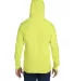 Fruit of the Loom 4930LSH Men's HD Cotton™ Jerse SAFETY GREEN back view