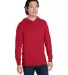 Fruit of the Loom 4930LSH Men's HD Cotton™ Jerse TRUE RED front view