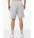 Bella + Canvas 3724 FWD Fashion Unisex Short in Athletic heather back view