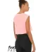Bella + Canvas 8483 FWD Fashion Ladies' Festival C in Pink triblend back view