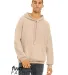 Bella + Canvas 3329 FWD Fashion Unisex Sueded Flee in Heather oat front view