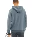 Bella + Canvas 3329 FWD Fashion Unisex Sueded Flee in Heather slate back view
