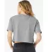 Bella + Canvas 6482 FWD Fashion Ladies' Jersey Cro in Athletic heather back view