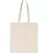 Liberty Bags OAD117 OAD Cotton Canvas Tote NATURAL back view