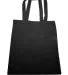 Liberty Bags OAD117 OAD Cotton Canvas Tote BLACK front view