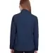 North End NE401W Ladies' Quest Stretch Quarter-Zip CLASSC NVY/ CRBN back view