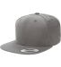 Yupoong-Flex Fit 6089M Adult 6-Panel Structured Fl DARK GREY front view