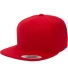 Yupoong-Flex Fit 6089M Adult 6-Panel Structured Fl RED front view