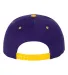 Yupoong-Flex Fit 6089M Adult 6-Panel Structured Fl PURPLE/ GOLD back view