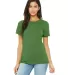 Bella + Canvas 6400 Ladies' Relaxed Jersey Short-S in Leaf front view