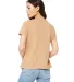 Bella + Canvas 6400 Ladies' Relaxed Jersey Short-S in Sand dune back view