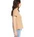 Bella + Canvas 6400 Ladies' Relaxed Jersey Short-S in Sand dune side view