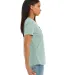 Bella + Canvas 6400 Ladies' Relaxed Jersey Short-S in Dusty blue side view
