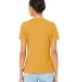 Bella + Canvas 6400 Ladies' Relaxed Jersey Short-S in Mustard back view
