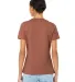 Bella + Canvas 6400 Ladies' Relaxed Jersey Short-S in Terracotta back view