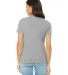 Bella + Canvas 6400 Ladies' Relaxed Heather CVC Sh in Athletic heather back view