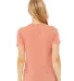 Bella + Canvas 6400 Ladies' Relaxed Heather CVC Sh in Heather sunset back view
